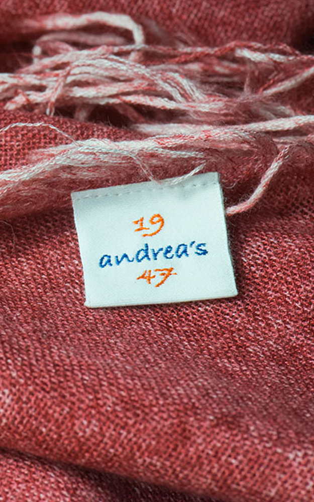 Scialle 19 andrea's 47 rosso donna autunno inverno Avezzano