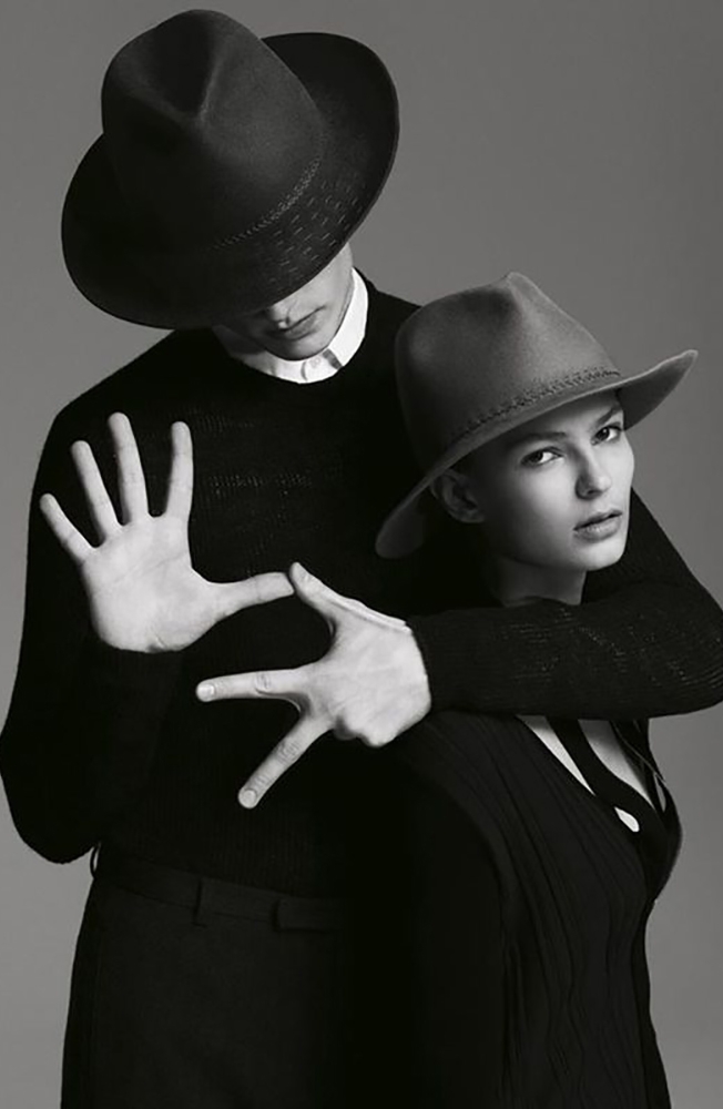 Cappello Borsalino in feltro chiaro autunno inverno donna Avezzano