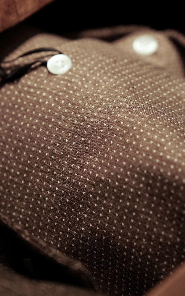 Camicia Sonrisa marrone uomo autunno inverno Avezzano